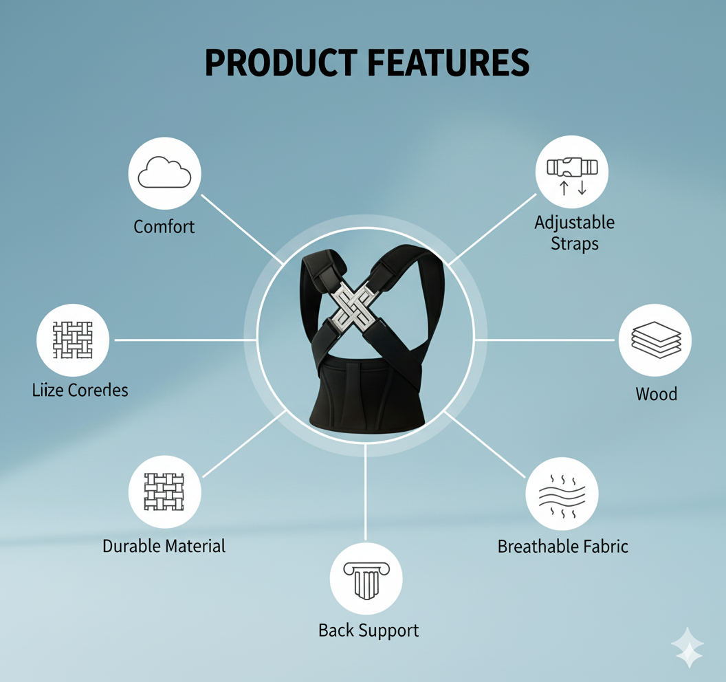 Posture-X Pain Relief Belt Women & Men